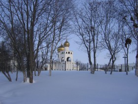 Оха. Церковь Сергия Радонежского