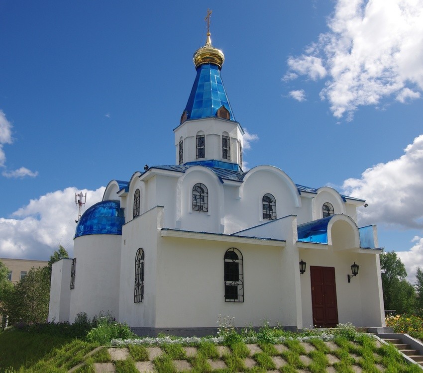 Ноглики. Церковь Введения во храм Пресвятой Богородицы. фасады, вид с северо-запада