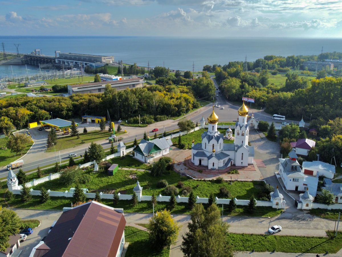 Новосибирск. Иоанно-Предтеченский монастырь. фасады, Вид с севера