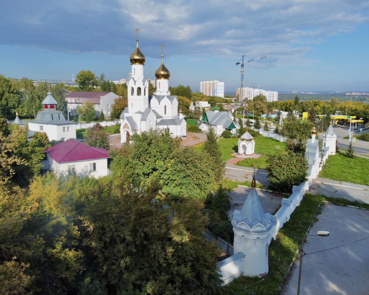 Иоанно-Предтеченский монастырь, Новосибирск (Новосибирск, город, Новосибирская область). фасады, Вид с запада