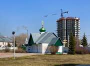 Иоанно-Предтеченский монастырь. Церковь Иоанна Предтечи, Вид с запада, от часовни<br>, Новосибирск, Новосибирск, город, Новосибирская область