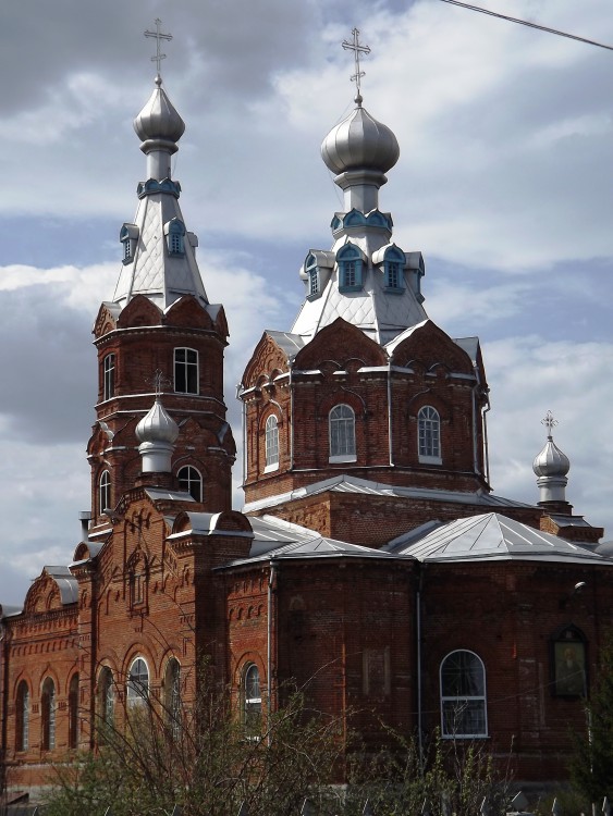 Стрельцы. Церковь Сергия Радонежского. фасады