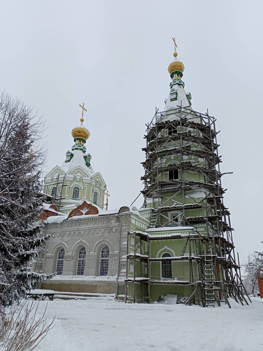 документальные фотографии. Церковь Сергия Радонежского, Стрельцы (Тамбовский район, Тамбовская область)
