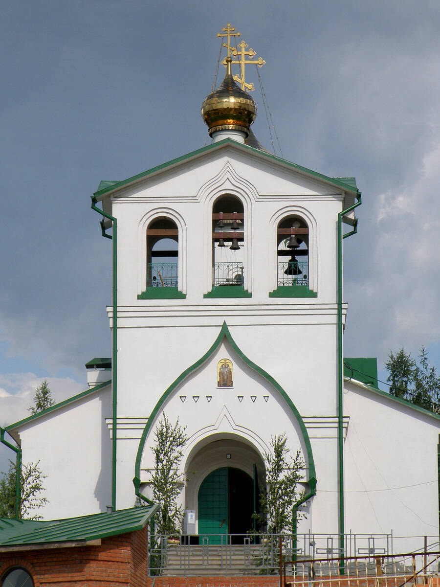 Церковь Воздвижения Креста Господня в Дашково-Песочне, Рязань (Рязань, город, Рязанская область). фасады, Западный фасад