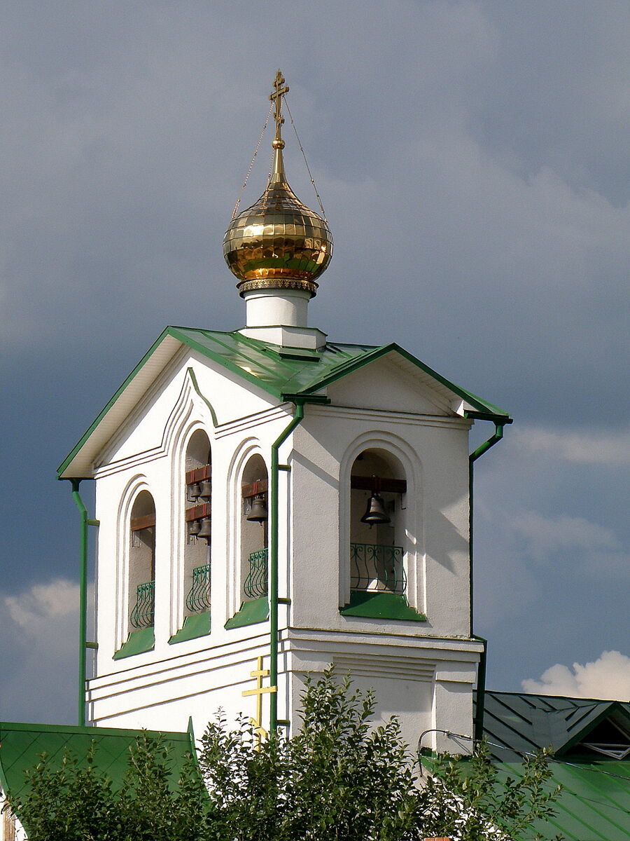 Церковь Воздвижения Креста Господня в Дашково-Песочне, Рязань (Рязань, город, Рязанская область). архитектурные детали, Звонница