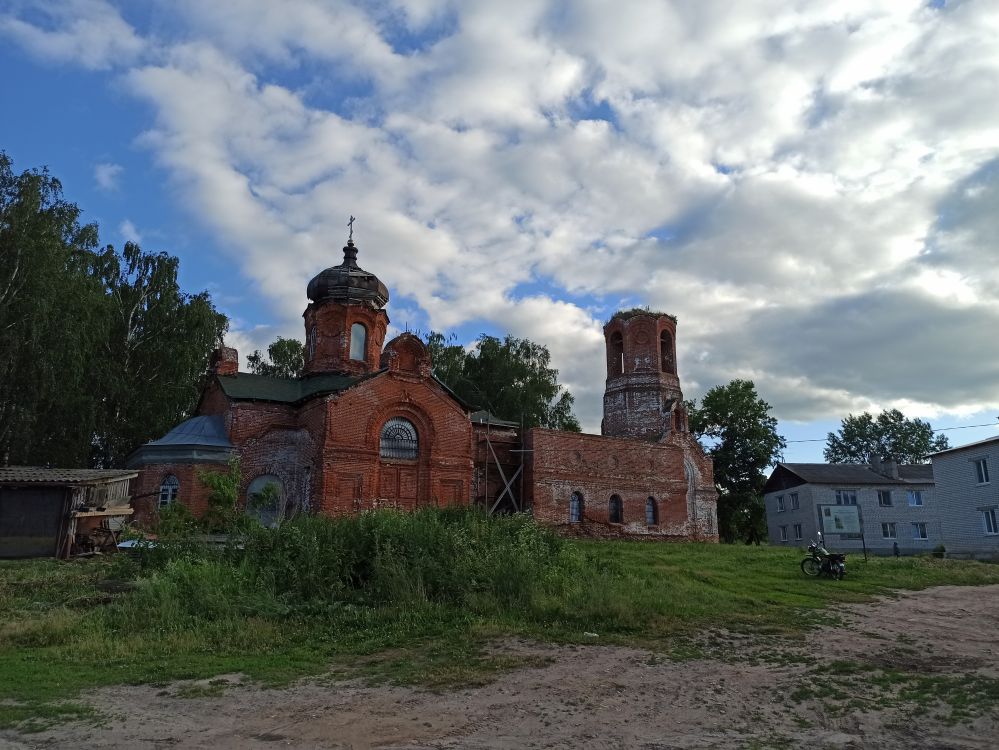 Церковь Успения Пресвятой Богородицы, Афанасьево (Богородский район, Нижегородская область). фасады