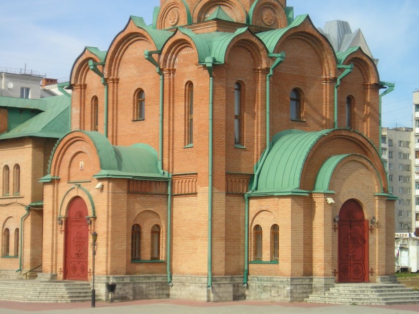 Дзержинск. Церковь Иоанна Предтечи. архитектурные детали