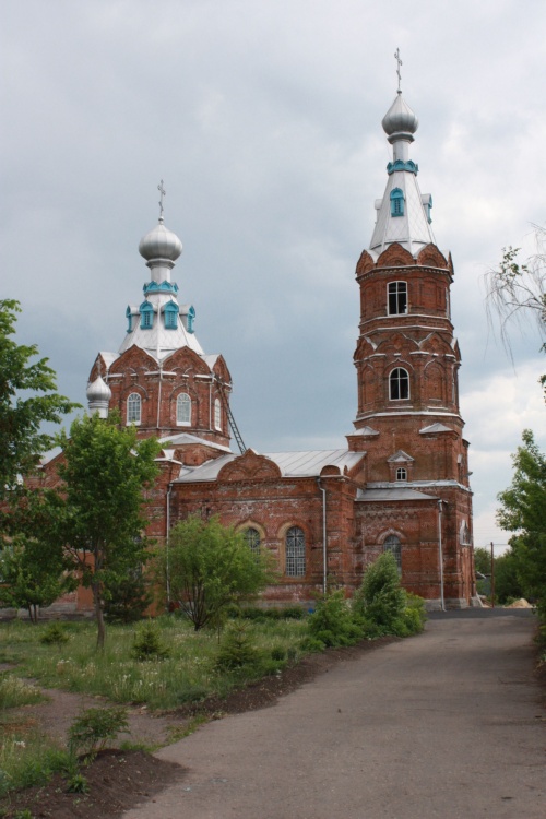 Церковь Сергия Радонежского, Стрельцы (Тамбовский район, Тамбовская область). общий вид в ландшафте, Храм преподобного Сергия Радонежского. с.Стрельцы 