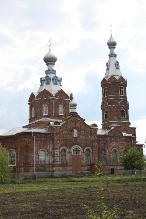 Церковь Сергия Радонежского, Стрельцы (Тамбовский район, Тамбовская область). общий вид в ландшафте, Храм преподобного Сергия Радонежского. с.Стрельцы 