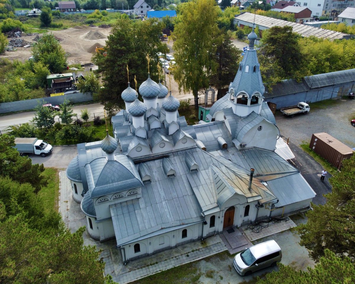 Новосибирск. Церковь Николая Чудотворца. фасады, Вид с севера