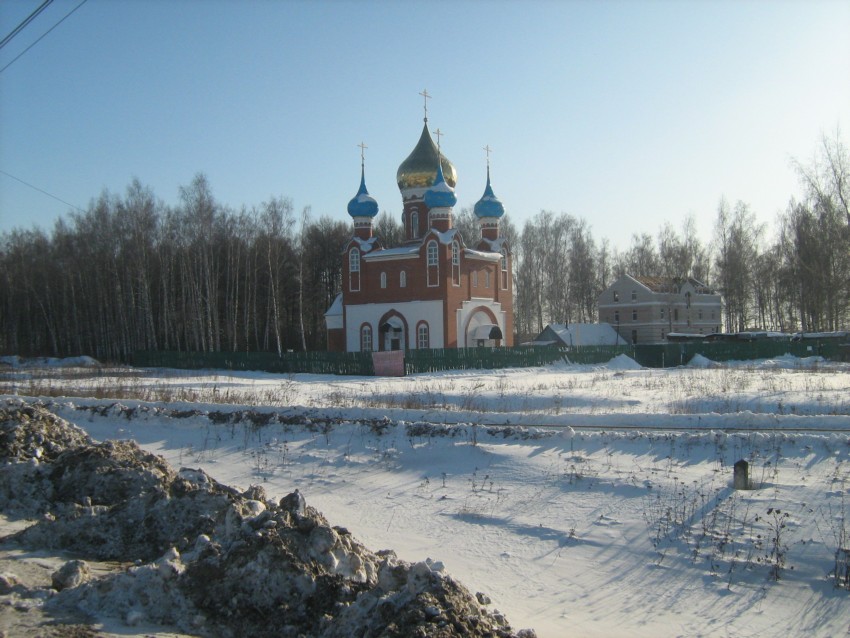 Церковь Николая и Александры, царственных страстотерпцев, Рязань (Рязань, город, Рязанская область). общий вид в ландшафте
