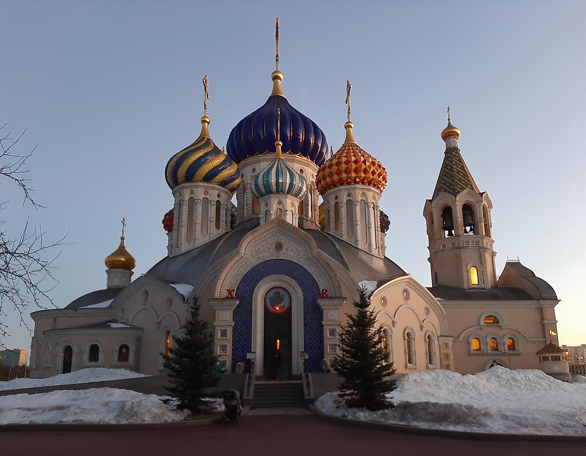 фасады. Церковь Игоря Черниговского в Переделкине, Ново-Переделкино (Западный административный округ (ЗАО), г. Москва)