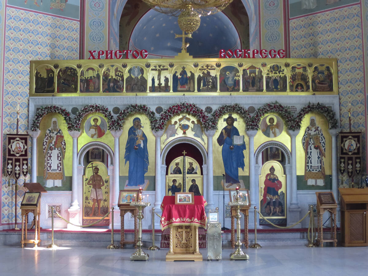 Церковь Сергия Радонежского в Солнцеве, Солнцево (Западный административный округ (ЗАО), г. Москва). интерьер и убранство