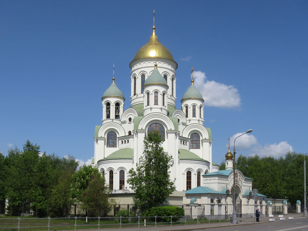 Церковь Сергия Радонежского в Солнцеве, Солнцево (Западный административный округ (ЗАО), г. Москва). фасады