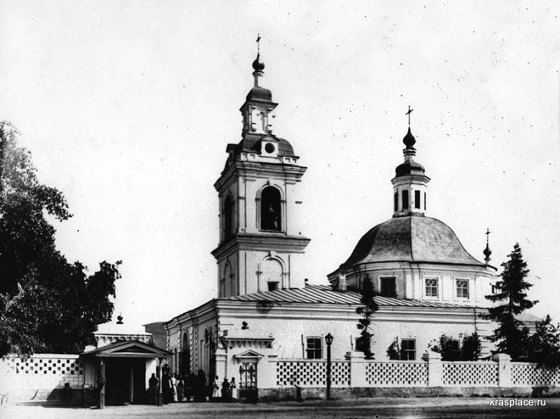 Церковь Всех Святых, Красноярск (Красноярск, город, Красноярский край). архивная фотография, фото с сайта http://www.krasplace.ru/vsexsvyatskaya-cerkov