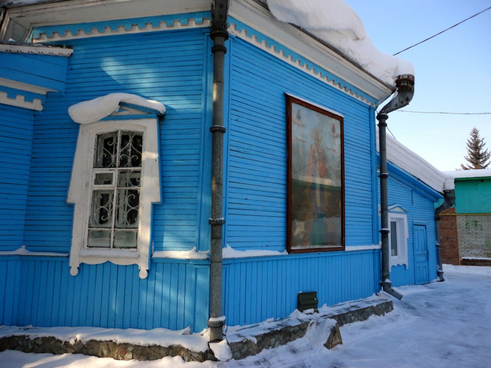Церковь Николая Чудотворца, Новолуговое (Новосибирский район, Новосибирская область). архитектурные детали, Апсида 