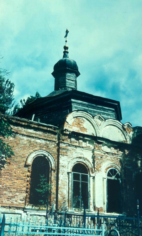 Храмовый комплекс Георгиевского погоста, Новгородка (Спировский район, Тверская область). фасады, 1994
