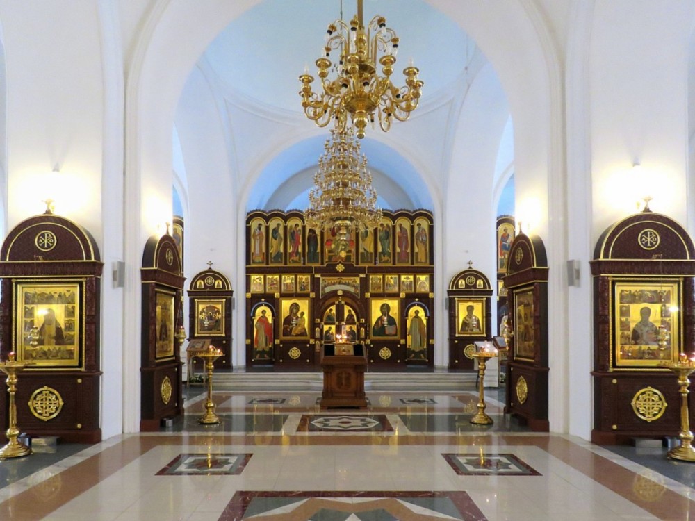 Николо-Берлюковская пустынь. Собор Троицы Живоначальной, Авдотьино (Богородский городской округ, Московская область). интерьер и убранство