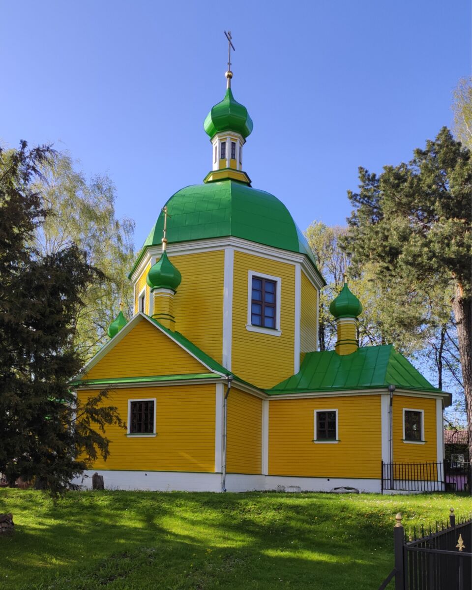 Спасо-Влахернский монастырь. Церковь  Димитрия Солунского, Деденево (Дмитровский городской округ, Московская область). фасады