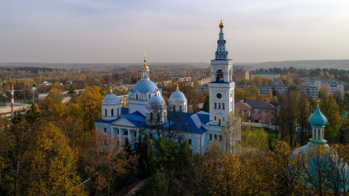 Деденево. Спасо-Влахернский монастырь. Собор Спаса Нерукотворного Образа. фасады