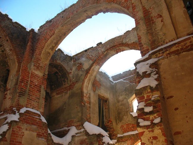 Церковь Николая Чудотворца (старая), Ленино (Добрушский район, Беларусь, Гомельская область). интерьер и убранство