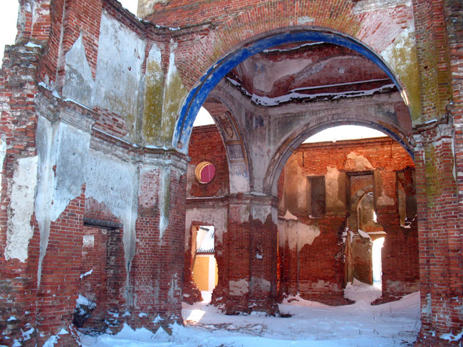 Церковь Николая Чудотворца (старая), Ленино (Добрушский район, Беларусь, Гомельская область). интерьер и убранство