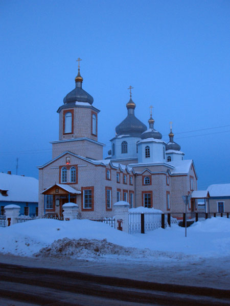 Собор Николая Чудотворца, Добруш (Добрушский район, Беларусь, Гомельская область). общий вид в ландшафте