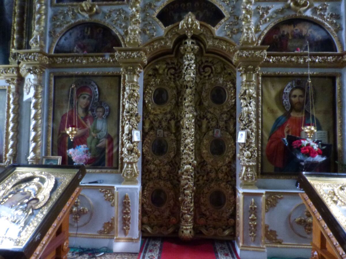 Церковь Троицы Живоначальной, Старково (Володарский район, Нижегородская область). интерьер и убранство, Царские врата главного иконостаса