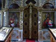Церковь Троицы Живоначальной, Царские врата главного иконостаса<br>, Старково, Володарский район, Нижегородская область