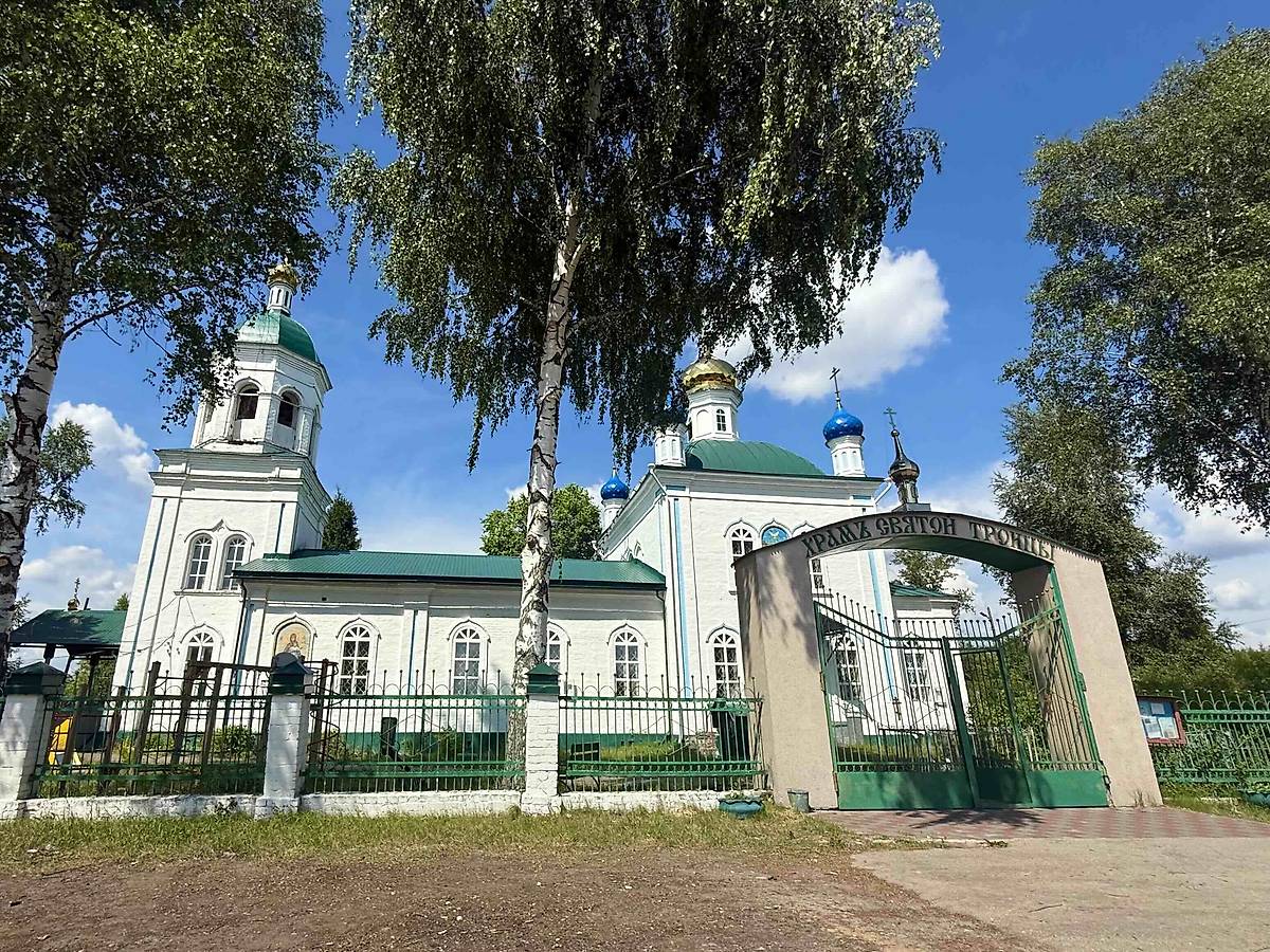 фасады. Церковь Троицы Живоначальной, Старково (Володарский район, Нижегородская область)