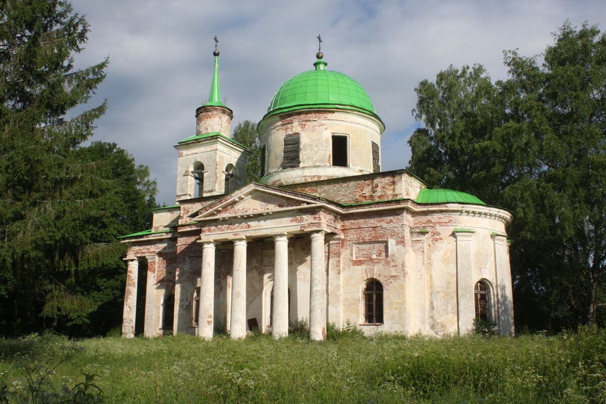 Церковь Спаса Нерукотворного Образа, Дубровка (Спировский район, Тверская область). фасады