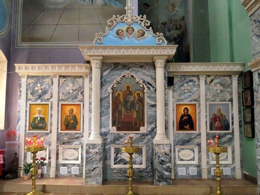 Спасо-Преображенский Гуслицкий монастырь. Собор Преображения Господня, Куровское (Орехово-Зуевский городской округ, Московская область). интерьер и убранство, Интерьер северного придела