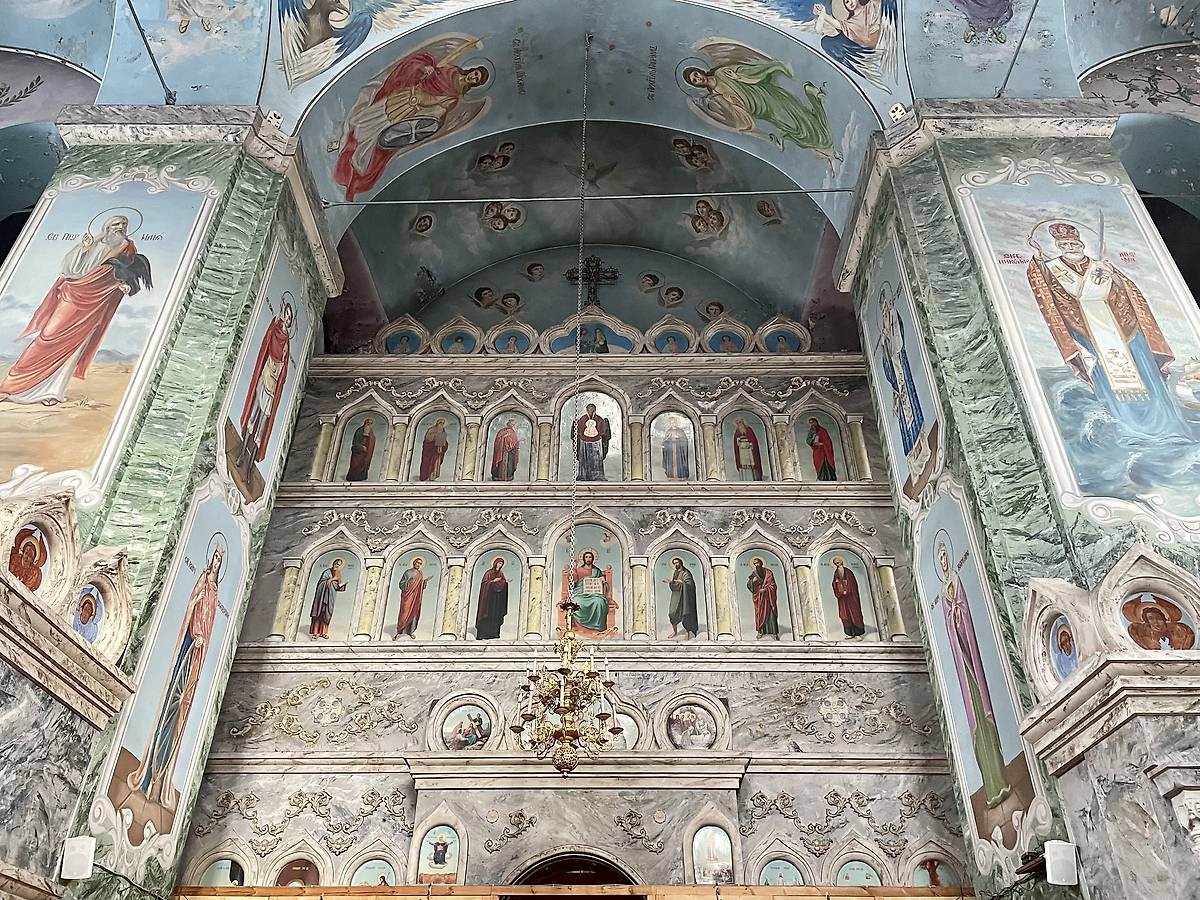 интерьер и убранство. Спасо-Преображенский Гуслицкий монастырь. Собор Преображения Господня, Куровское (Орехово-Зуевский городской округ, Московская область)