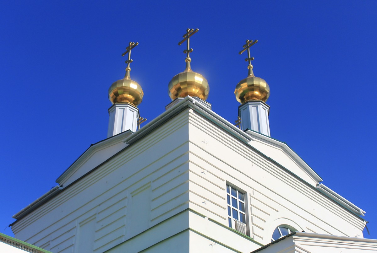 Бор. Церковь Успения Пресвятой Богородицы. архитектурные детали, Угол четверика