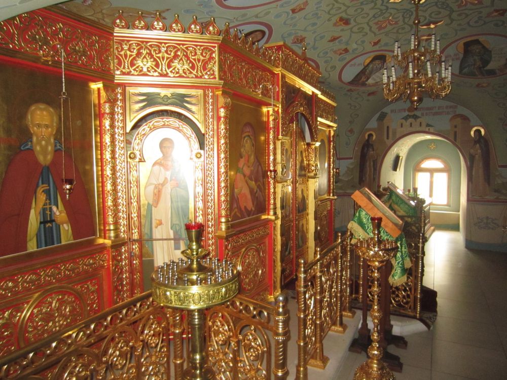 Николо-Пешношский монастырь. Церковь Мефодия Пешношского в колокольне, Луговой (Дмитровский городской округ, Московская область). интерьер и убранство