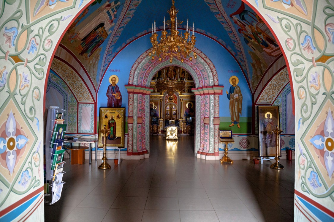Николо-Пешношский монастырь. Собор Николая Чудотворца, Луговой (Дмитровский городской округ, Московская область). интерьер и убранство