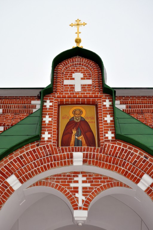 Николо-Пешношский монастырь. Церковь Преображения Господня, Луговой (Дмитровский городской округ, Московская область). архитектурные детали