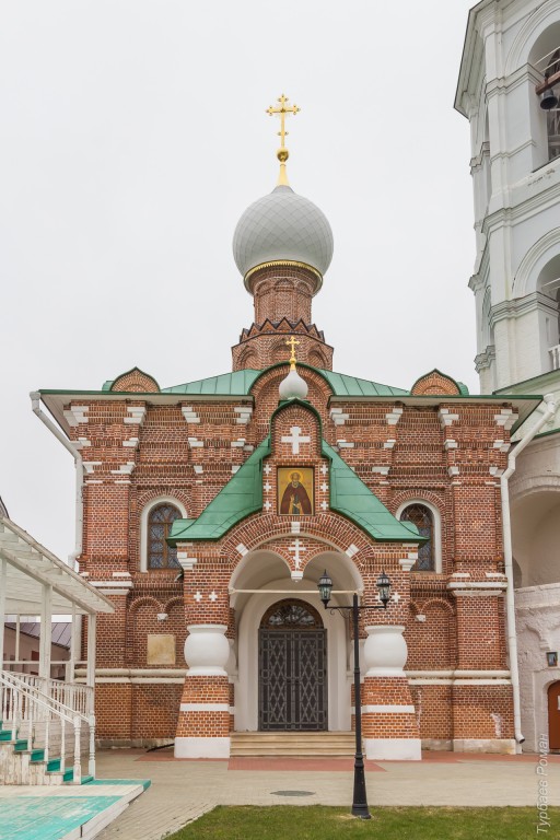 Николо-Пешношский монастырь. Церковь Сергия Радонежского, Луговой (Дмитровский городской округ, Московская область). фасады, Вид с запада