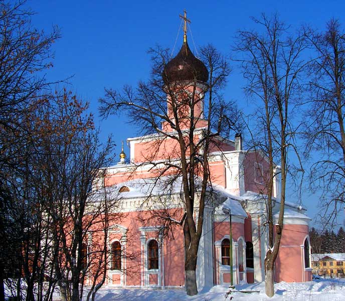 Троице-Одигитриевская Зосимова пустынь. Собор Троицы Живоначальной, Зосимова пустынь (Троицкий административный округ (ТАО), г. Москва). фасады