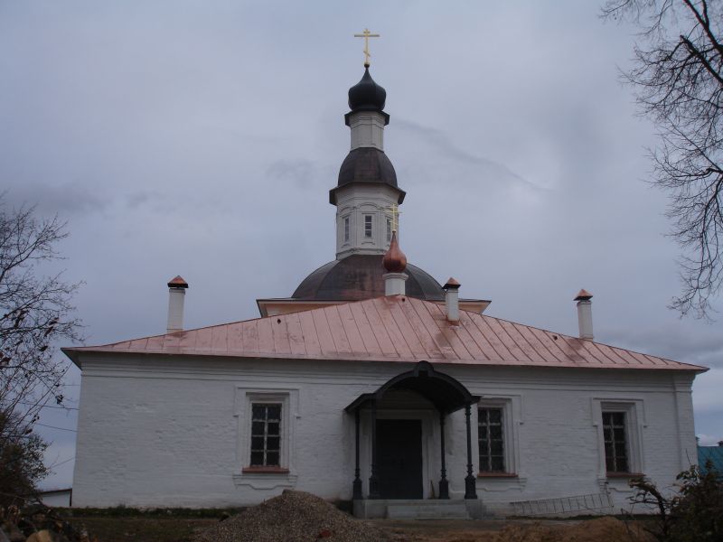 Колоцкое. Успенский Колоцкий монастырь. Собор Успения Пресвятой Богородицы. фасады