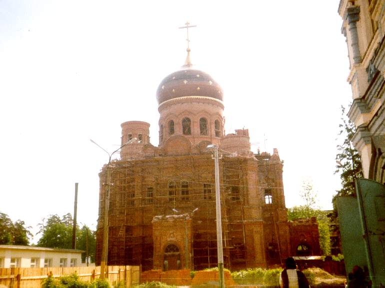 Куровское. Спасо-Преображенский Гуслицкий монастырь. Собор Спаса Преображения. фасады