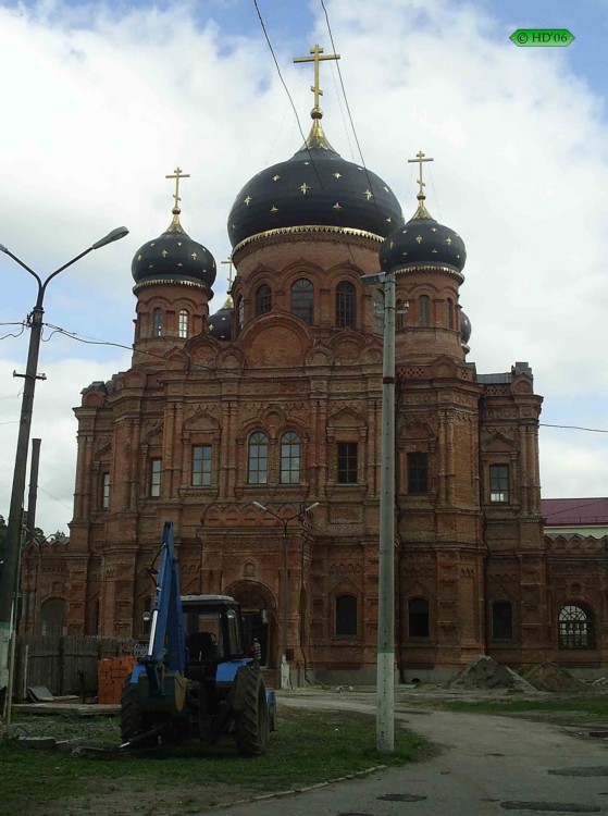 Куровское. Спасо-Преображенский Гуслицкий монастырь. Собор Спаса Преображения. фасады