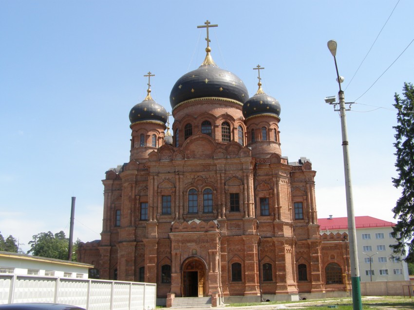 Куровское. Спасо-Преображенский Гуслицкий монастырь. Собор Спаса Преображения. фасады, Собор Преображения Господня