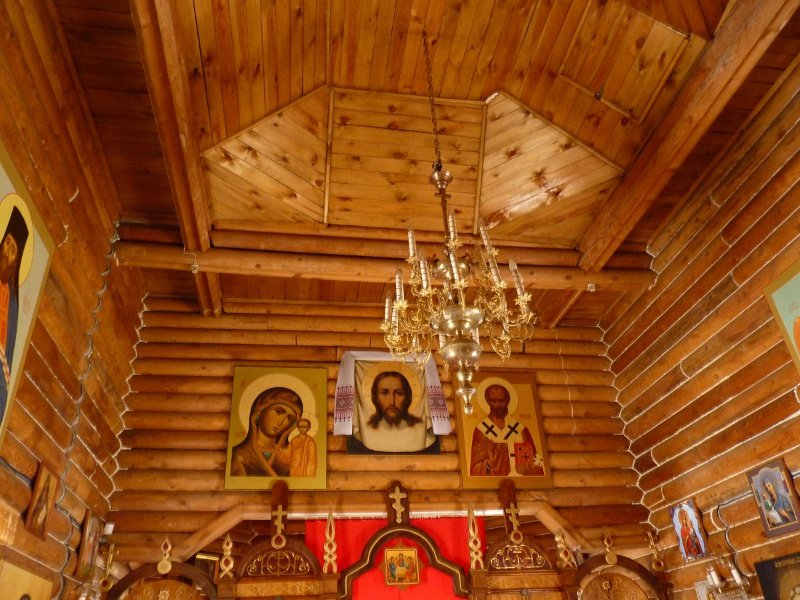 Овсянка. Церковь Иннокентия, епископа Иркутского. интерьер и убранство