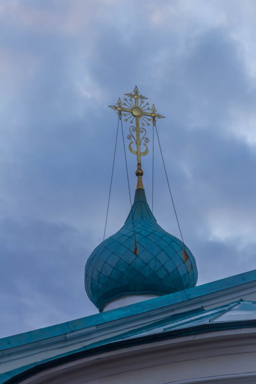 Крестовоздвиженский Иерусалимский монастырь. Церковь Иерусалимской иконы Божией Матери, Горки Ленинские, пос. санатория (Ленинский городской округ, Московская область). архитектурные детали
