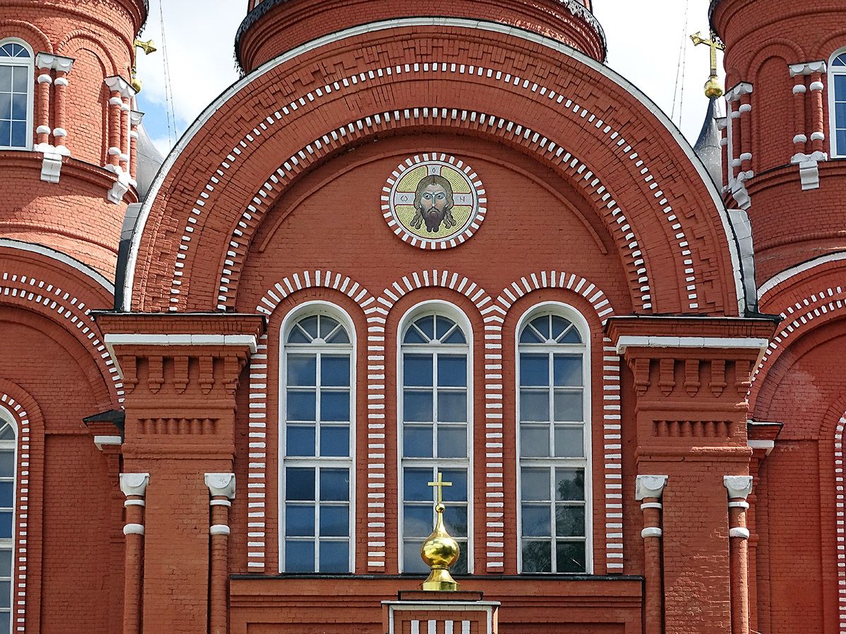 Крестовоздвиженский Иерусалимский монастырь. Собор Вознесения Господня, Горки Ленинские, пос. санатория (Ленинский городской округ, Московская область). архитектурные детали