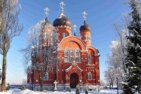 Горки Ленинские, пос. санатория. Крестовоздвиженский Иерусалимский монастырь. Собор Вознесения Господня