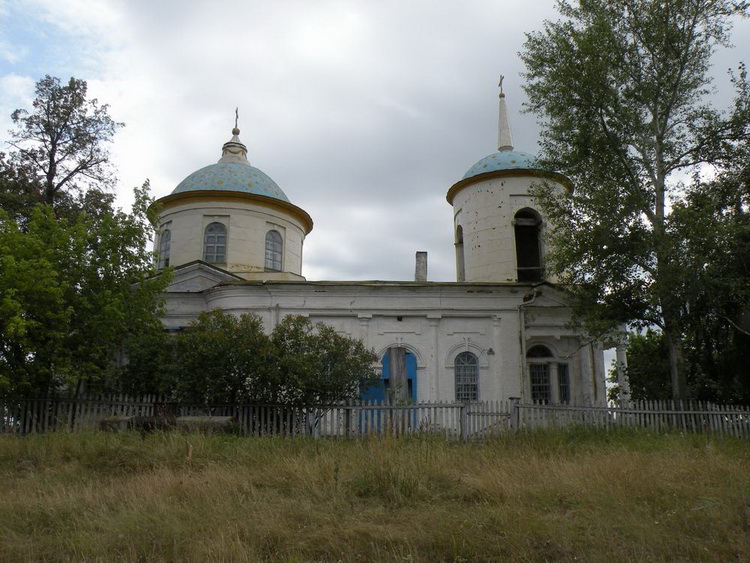 Церковь Космы и Дамиана, Кокрять (Старомайнский район, Ульяновская область). общий вид в ландшафте, Фото А.Н. Матасовой