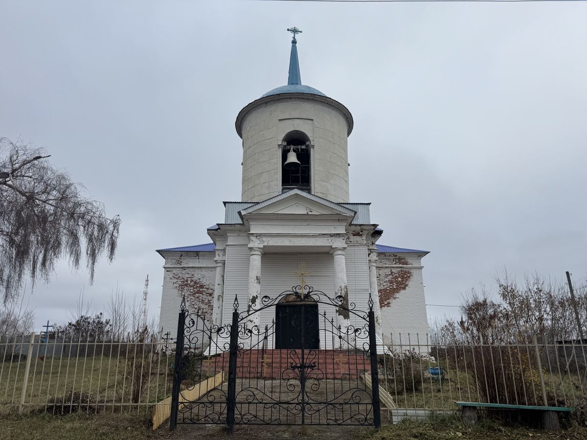 Церковь Космы и Дамиана, Кокрять (Старомайнский район, Ульяновская область). фасады, Вид с запада