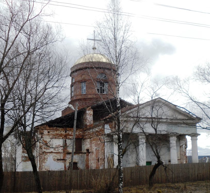 Александровск. Церковь Спаса Преображения. фасады, вид с северо-западной стороны